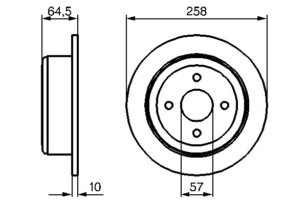 BOSCH 0 986 479 220 - Bremsscheibe