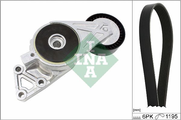 Schaeffler INA 529 0470 10 - Keilrippenriemensatz