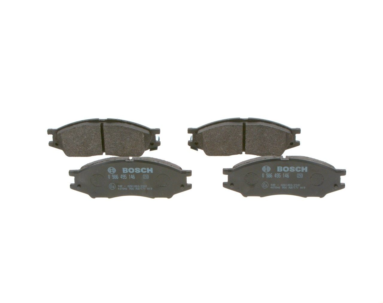 BOSCH 0 986 495 146 - Bremsbelagsatz, Scheibenbremse