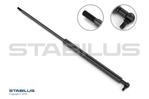 STABILUS 0314QY - Gasfeder, Flügeltür