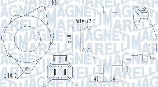 MAGNETI MARELLI 063731533010 - Generator
