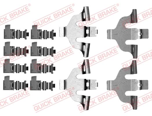 QUICK BRAKE 109-0092 - Zubehörsatz, Scheibenbremsbelag