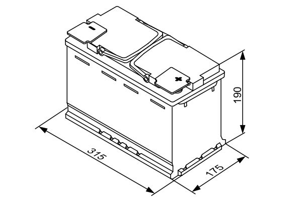 BOSCH 0 092 S60 110 - Starterbatterie
