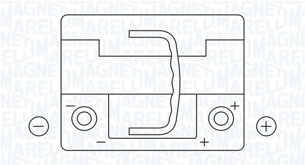 MAGNETI MARELLI 069050450006 - Starterbatterie