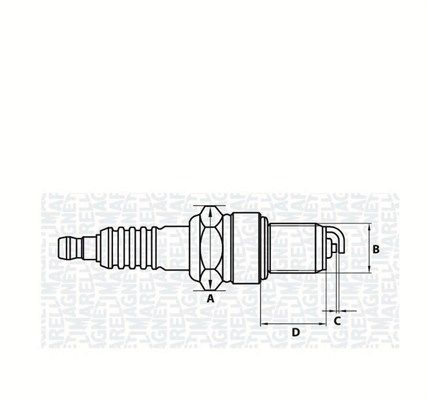 MAGNETI MARELLI 062000770304 - Zündkerze