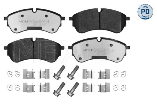 MEYLE 025 221 4721/PD - Bremsbelagsatz, Scheibenbremse