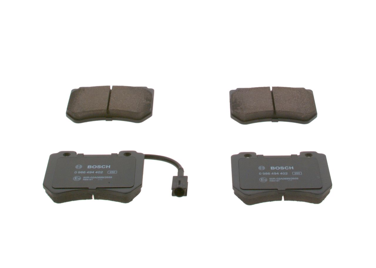 BOSCH 0 986 494 402 - Bremsbelagsatz, Scheibenbremse