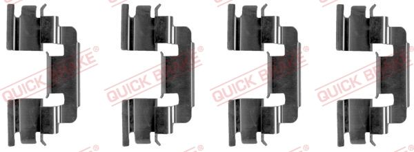 QUICK BRAKE 109-1249 - Zubehörsatz, Scheibenbremsbelag
