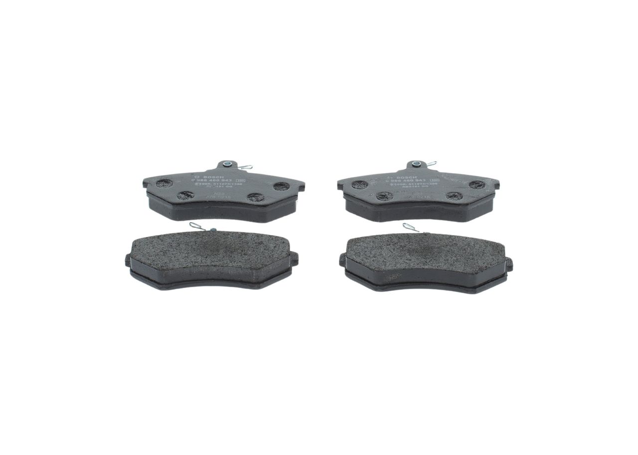 BOSCH 0 986 460 943 - Bremsbelagsatz, Scheibenbremse