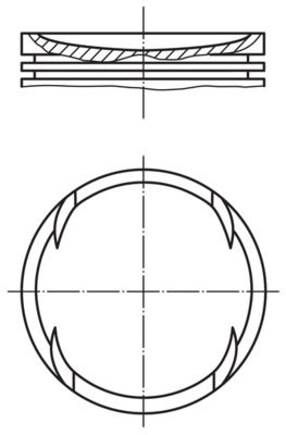 MAHLE 001 40 00 - Kolben