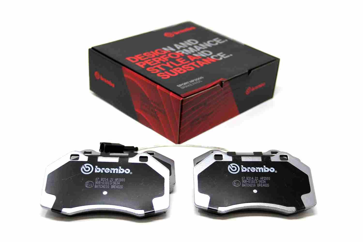 BREMBO 07.B314.21 - Hochleistungs-Bremsbelagsatz