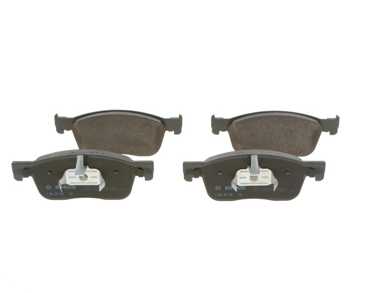 BOSCH 0 986 424 436 - Bremsbelagsatz, Scheibenbremse