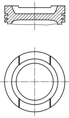 MAHLE 030 92 00 - Kolben