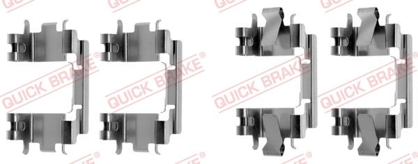 QUICK BRAKE 109-1257 - Zubehörsatz, Scheibenbremsbelag