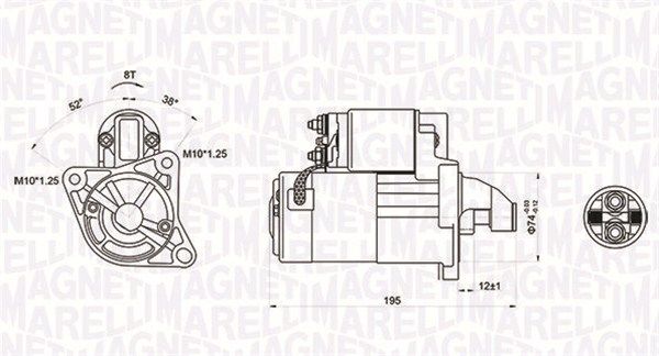 MAGNETI MARELLI 063721136010 - Starter