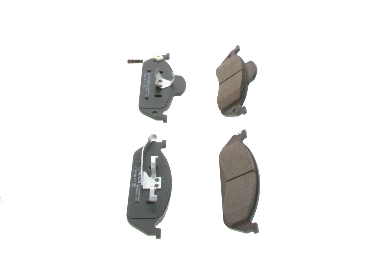 BOSCH 0 986 424 611 - Bremsbelagsatz, Scheibenbremse