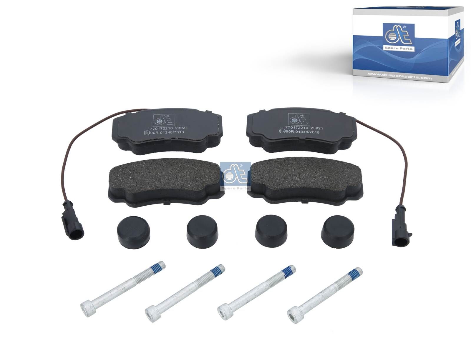 DT Spare Parts 12.93104 - Bremsbelagsatz, Scheibenbremse