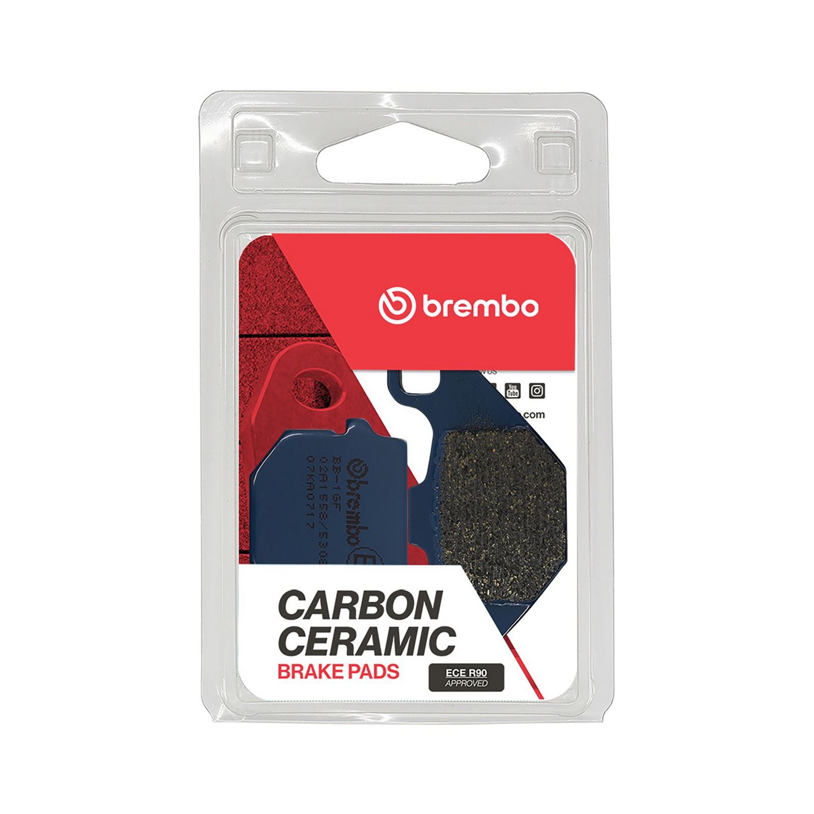 BREMBO 07KA0717 - Bremsbelagsatz, Scheibenbremse