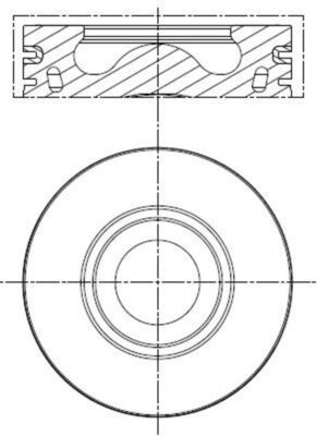 MAHLE 013 PI 00136 000 - Kolben