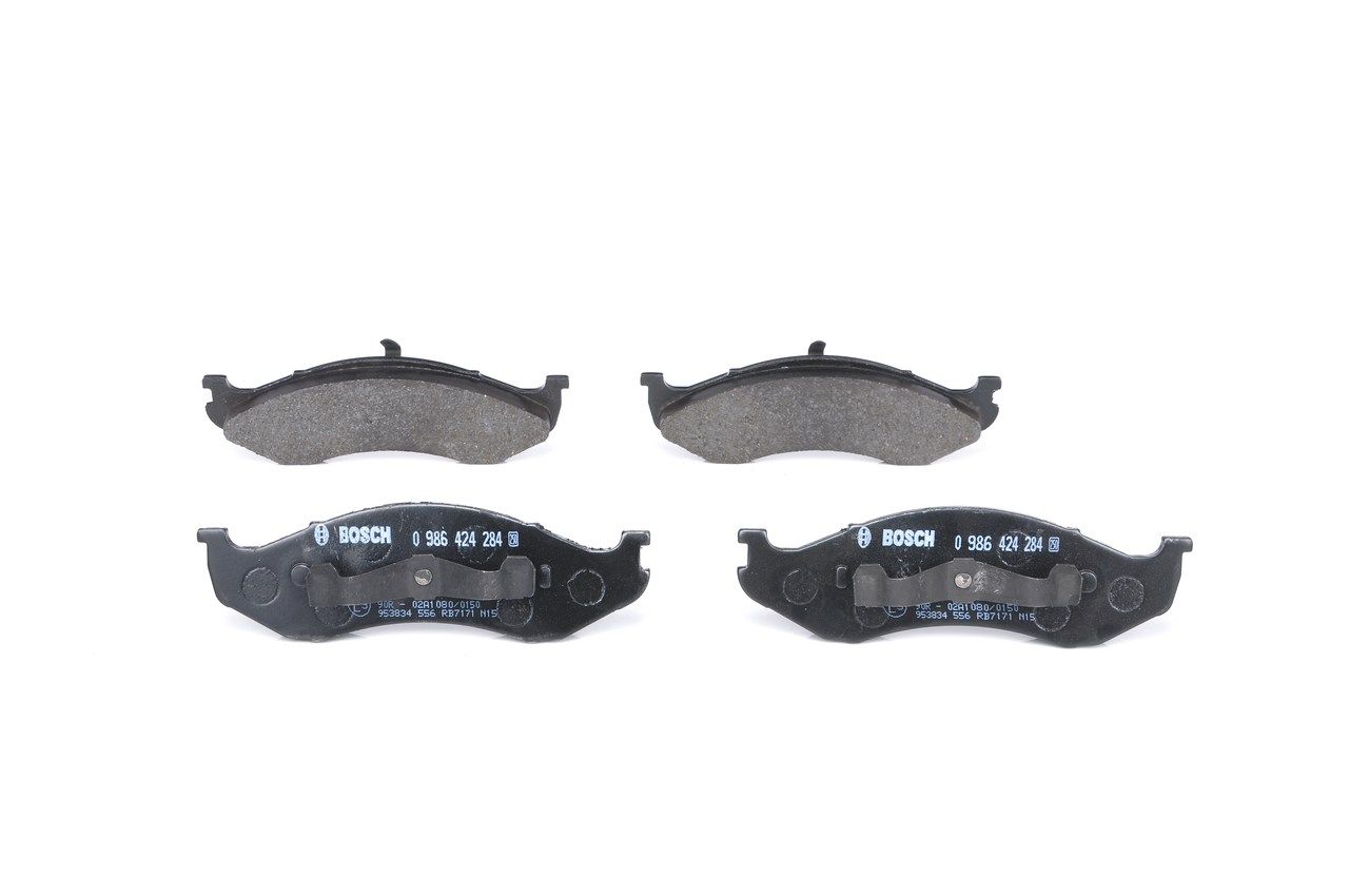 BOSCH 0 986 424 284 - Bremsbelagsatz, Scheibenbremse
