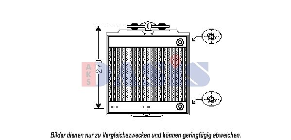 AKS DASIS 050052N - Kühler, Motorkühlung