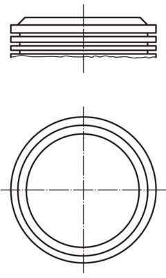 MAHLE 022 20 00 - Kolben