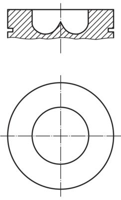 MAHLE 008 05 00 - Kolben