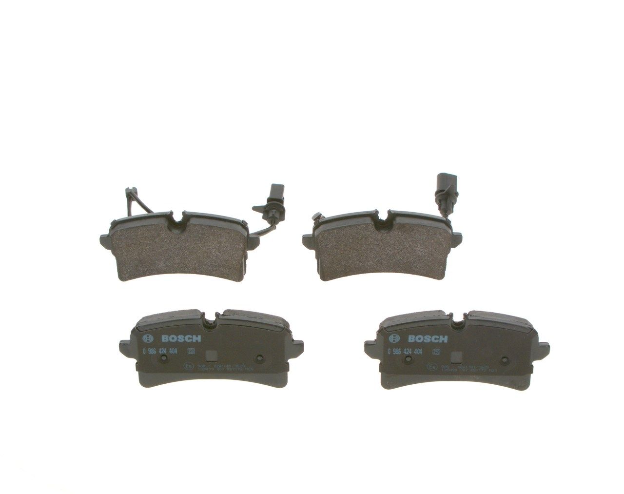 BOSCH 0 986 424 404 - Bremsbelagsatz, Scheibenbremse