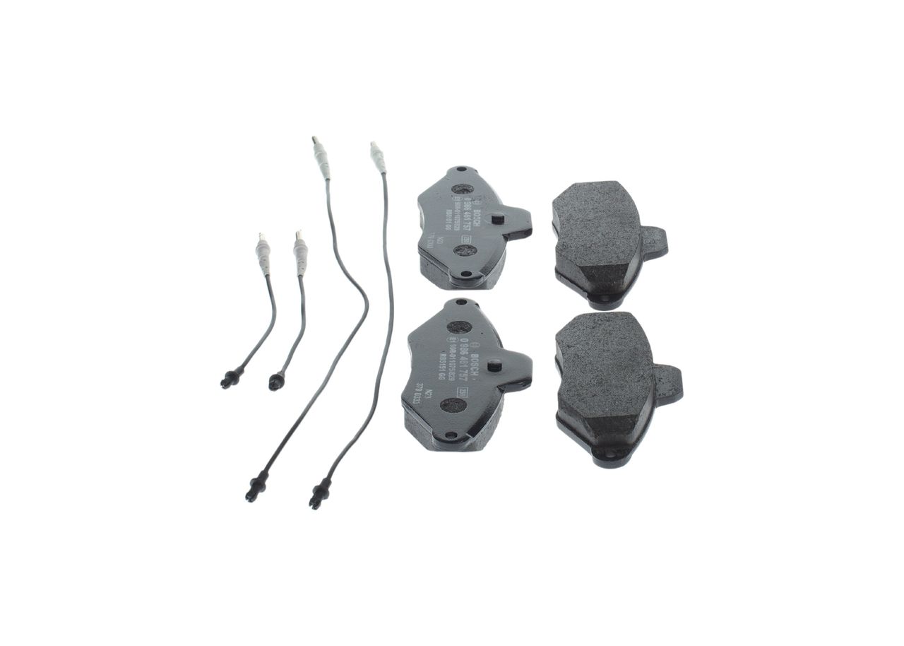 BOSCH 0 986 461 757 - Bremsbelagsatz, Scheibenbremse