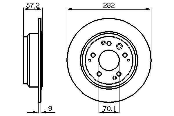 BOSCH 0 986 479 017 - Bremsscheibe