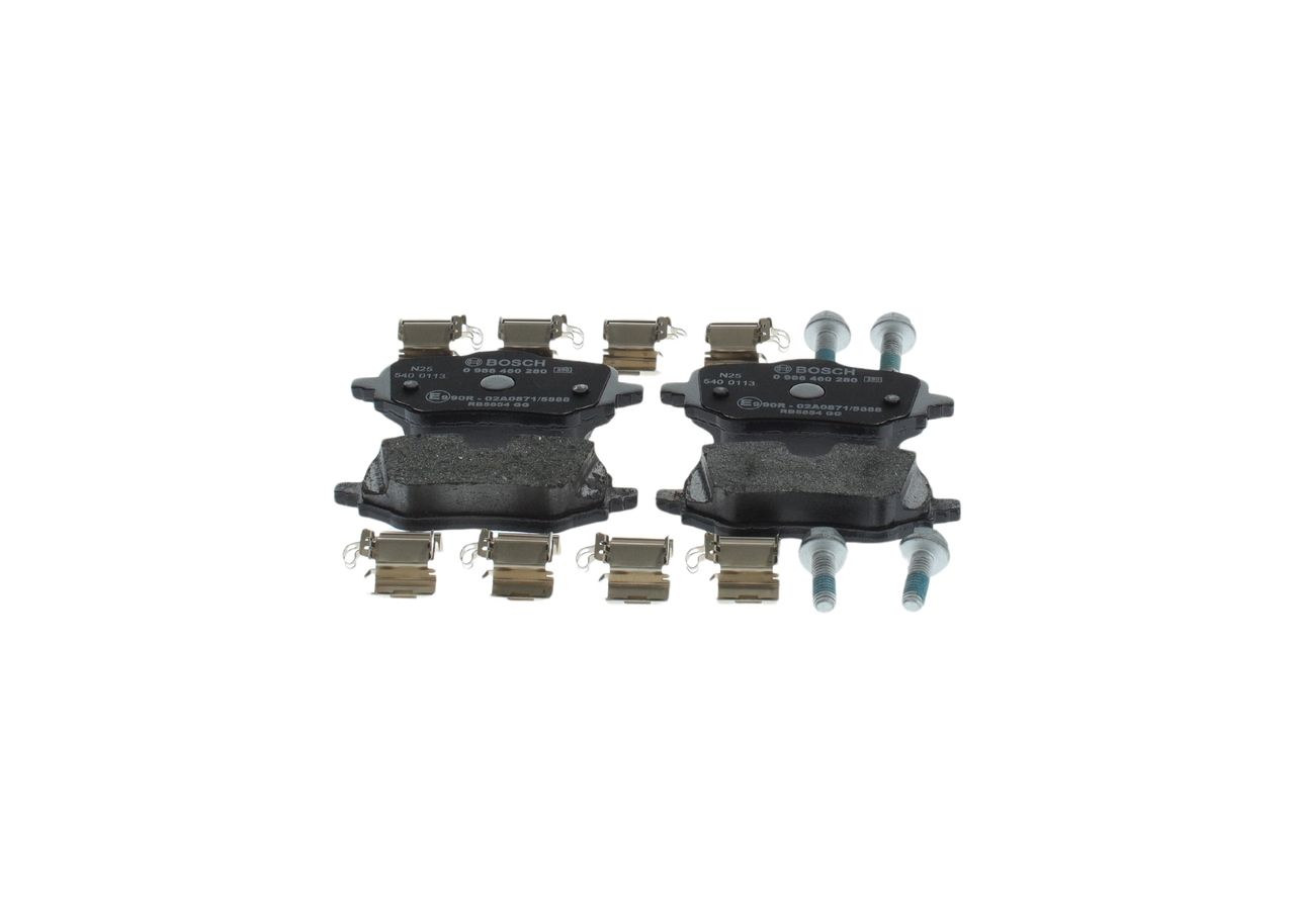 BOSCH 0 986 460 280 - Bremsbelagsatz, Scheibenbremse