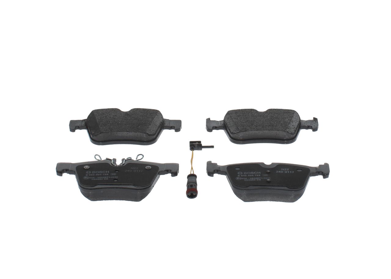 BOSCH 0 986 494 752 - Bremsbelagsatz, Scheibenbremse