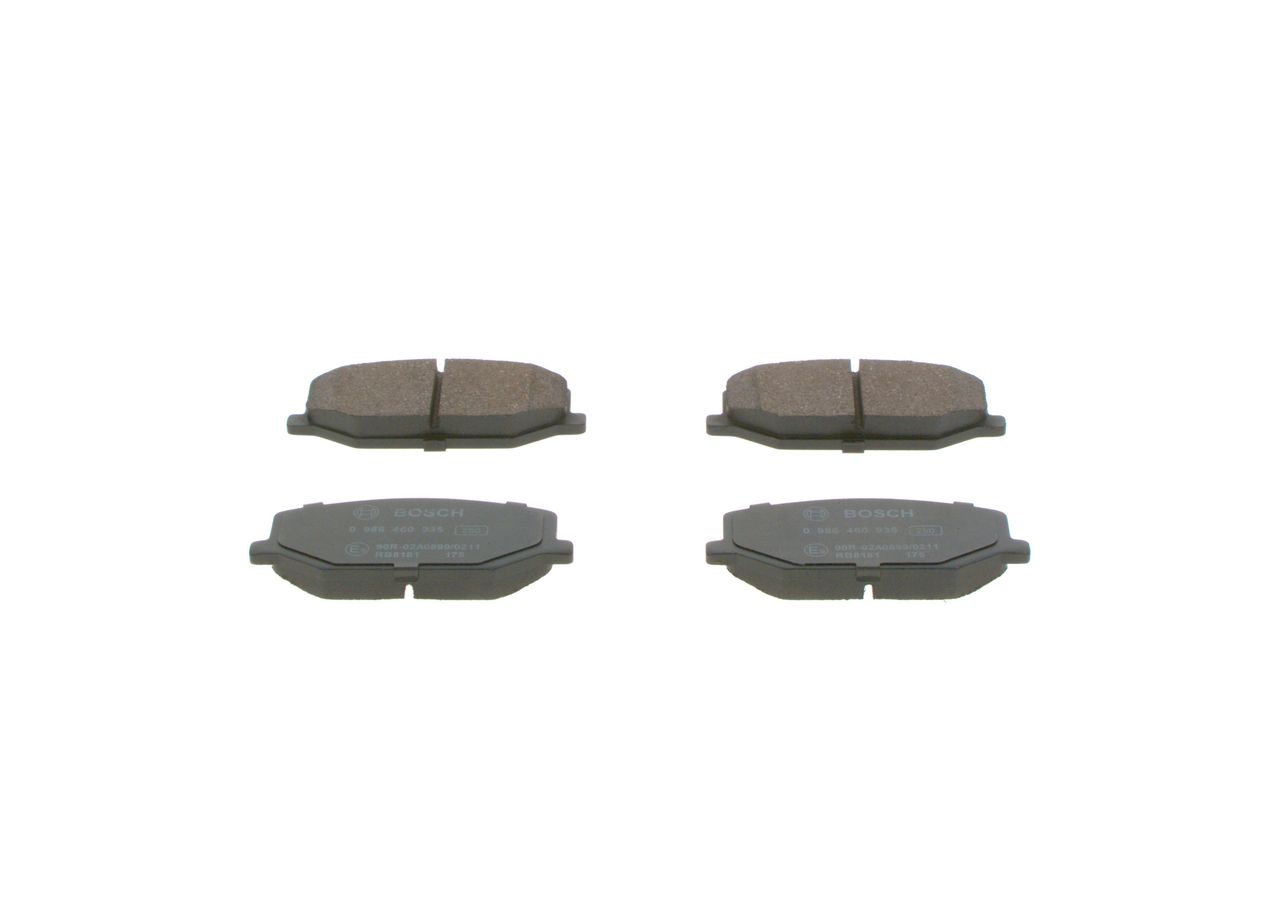 BOSCH 0 986 460 935 - Bremsbelagsatz, Scheibenbremse