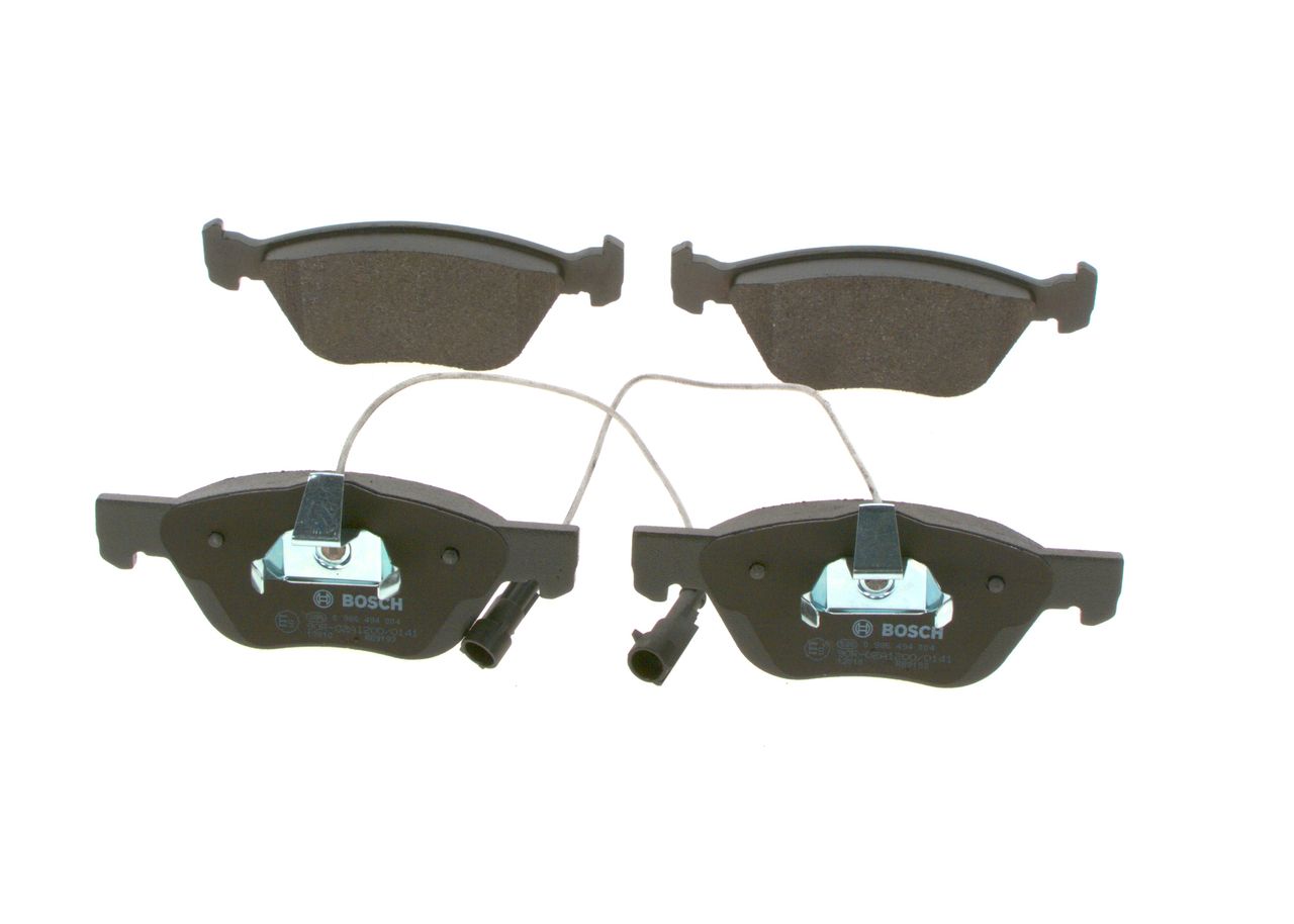 BOSCH 0 986 494 004 - Bremsbelagsatz, Scheibenbremse