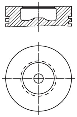 MAHLE 008 31 00 - Kolben