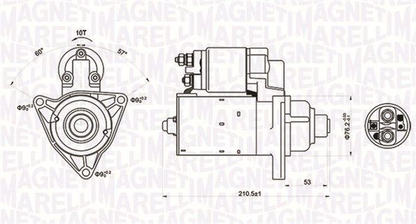 MAGNETI MARELLI 063721176010 - Starter