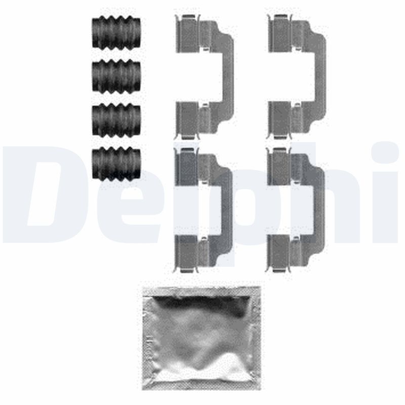 DELPHI LX0584 - Zubehörsatz, Scheibenbremsbelag