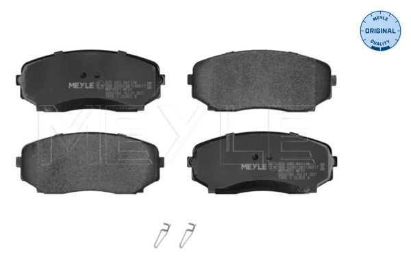 MEYLE 025 245 4417/W - Bremsbelagsatz, Scheibenbremse