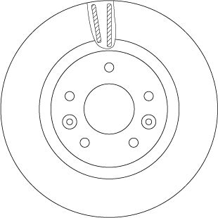 TRW DF6786 - Bremsscheibe