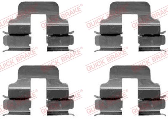 QUICK BRAKE 109-1247 - Zubehörsatz, Scheibenbremsbelag
