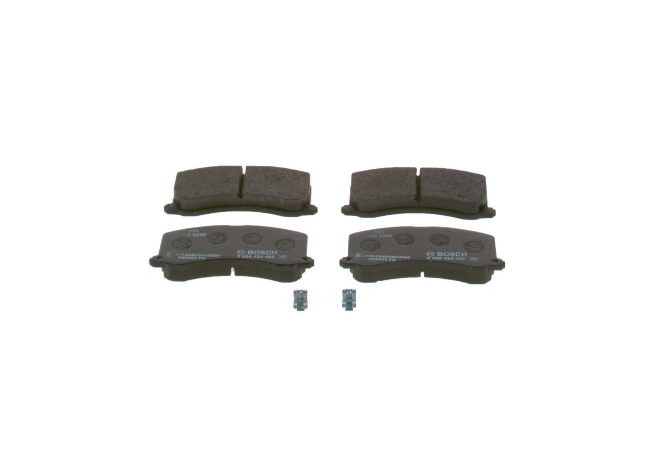 BOSCH 0 986 424 465 - Bremsbelagsatz, Scheibenbremse