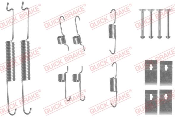 QUICK BRAKE 105-0863 - Zubehörsatz, Bremsbacken