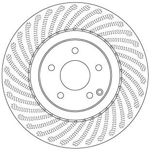 TRW DF6682S - Bremsscheibe