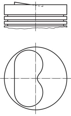 MAHLE 007 32 00 - Kolben