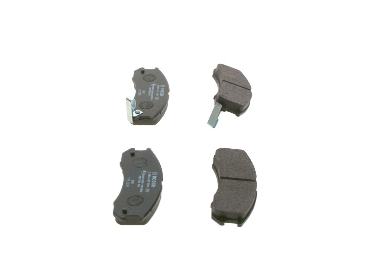 BOSCH 0 986 493 790 - Bremsbelagsatz, Scheibenbremse
