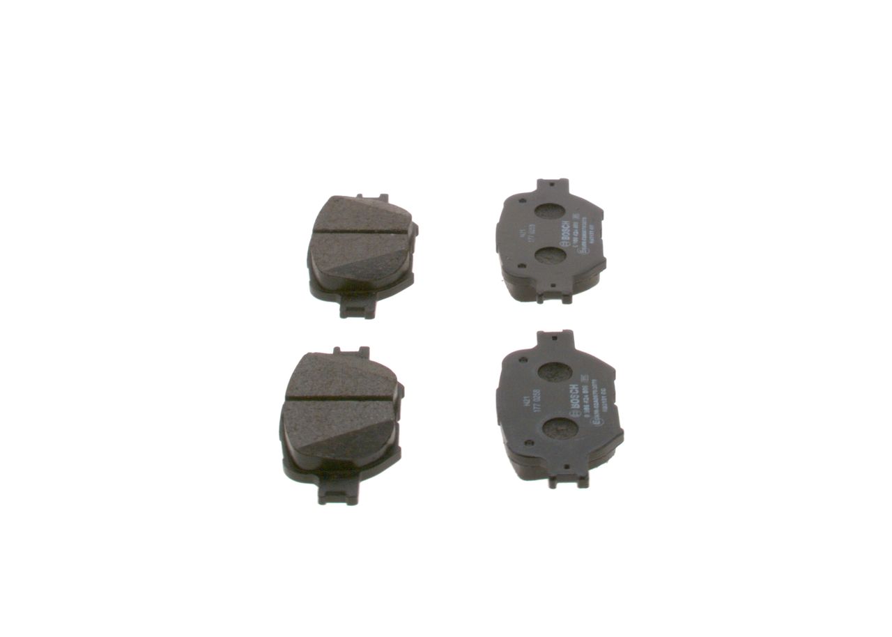 BOSCH 0 986 424 808 - Bremsbelagsatz, Scheibenbremse
