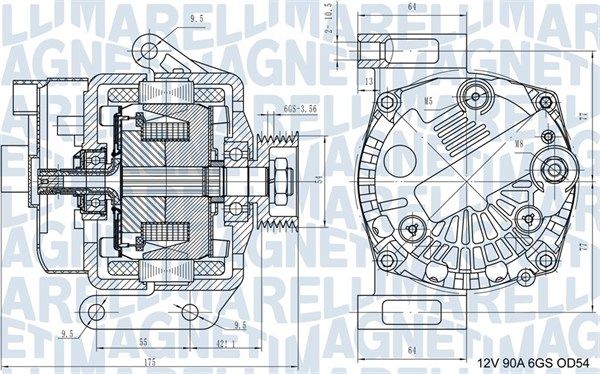MAGNETI MARELLI 063731562210 - Generator