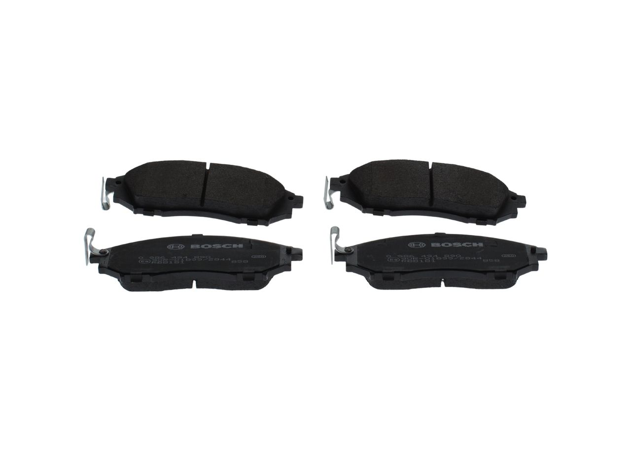 BOSCH 0 986 494 890 - Bremsbelagsatz, Scheibenbremse