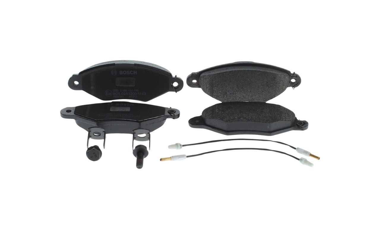 BOSCH 0 986 424 455 - Bremsbelagsatz, Scheibenbremse