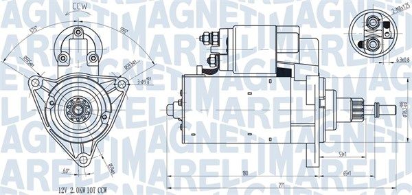 MAGNETI MARELLI 063720598010 - Starter